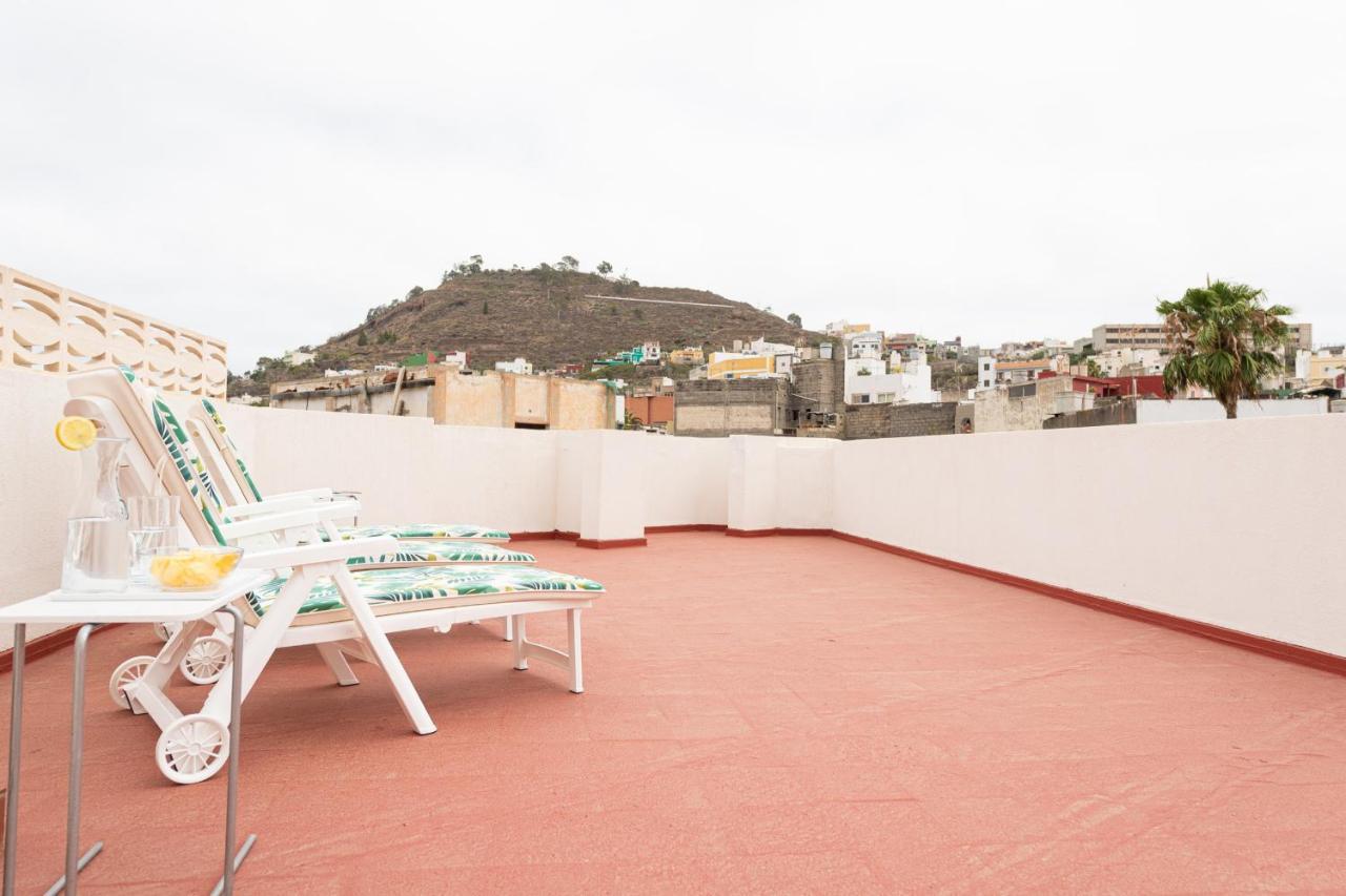 Homeforguest New Duplex With Rooftop Next To Arucas Cathedral Exterior foto